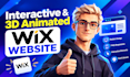 design wix 3d interactive wix studio website redesign wix animated 3d website