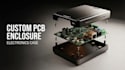 design custom pcb enclosure, electronics housing and 3d printable case