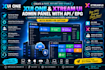 configure xui one server, xtream ui panel, admin server, with reseller option