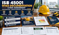 provide iso 45001 ohs documentation and risk assessment