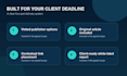 provide white label link building and guest posting for SEO agencies