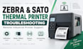 troubleshoot zebra and sato thermal label printers remotely