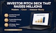 design modern pitch deck and business presentation
