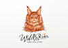 design maine coon cat breeder logo