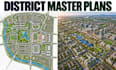 create district master plans urban development planning site layouts cad