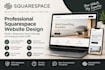 set up a customer squarespace website, built for you