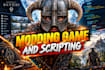 make custom ck3 mod, bg3 mod, skyrim mod, hoi4 mod, game modding and scripting