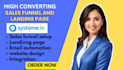 systeme io sales funnel systeme io landing page systeme io website expert