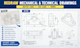 redraw mechanical and technical drawings in autocad
