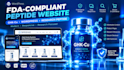 build fda compliant peptide website, research peptide website on wordpress