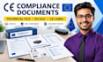 prepare ce technical file, ce documentation,eu declaration, manual and ce label