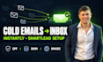 set up instantly or smartlead email infrastructure and workflows