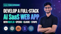 develop a full stack ai saas web app with nextjs openai claude