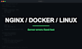 fix your nginx docker or linux vps server errors