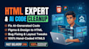 write clean HTML , convert your designs, or fix ai generated code bugs
