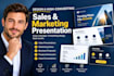 design a high converting sales presentation, proposal and marketing deck