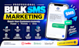 send bulk sms marketing, text campaign message and sms blast using twilio