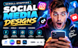 design social media posts, social media post design