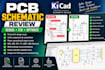 review debug and optimize your pcb schematic in kicad, easyeda and fusion360