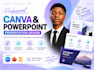 design canva presentations, animations , pitch decks, powerpoint, google slides