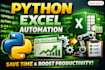 clean and automate your excel data using python