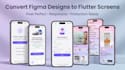 convert figma design to pixel perfect flutter app UI
