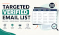 provide verified email list for email marketing