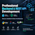 develop a secure and scalable backend for your application