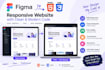 convert figma design to responsive HTML CSS website