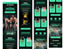 fitness and supplement email campaign design