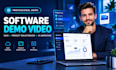 create saas software demo video, product walkthrough, app demo and UI animation