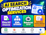 setup llms txt, robots txt, and XML sitemap for website for ai search engines