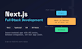 develop a nextjs scalable full stack web application
