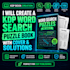 create a KDP word search puzzle book with cover and solutions
