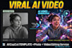 create viral ai capcut template photo to video editing