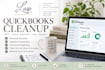 clean up and reconcile your quickbooks online bookkeeping