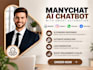 create manychat ai chatbot with smart automation
