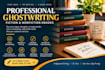 ghostwrite a professional fiction or nonfiction ebook