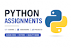 do python programming assignments and projects