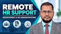 provide remote HR support, recruitment and HR administration