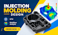 design precise injection molded parts with dfm and moldflow analysis