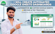 create a automated custom google sheets and tax dashboard
