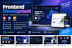 develop a responsive modern website with clean frontend code