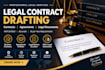 draft professional contracts, agreements and legal documents