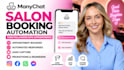 set up manychat salon booking automation