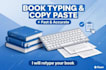 book writing copy paste