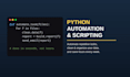 write python scripts to automate your repetitive tasks