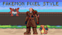 do unique fakemon sprites in a pixel art style