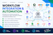 build hubspot workflow workato zapier make n8n pabbly connect google sheets