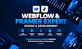 develop webflow website design figma to webflow framer website development